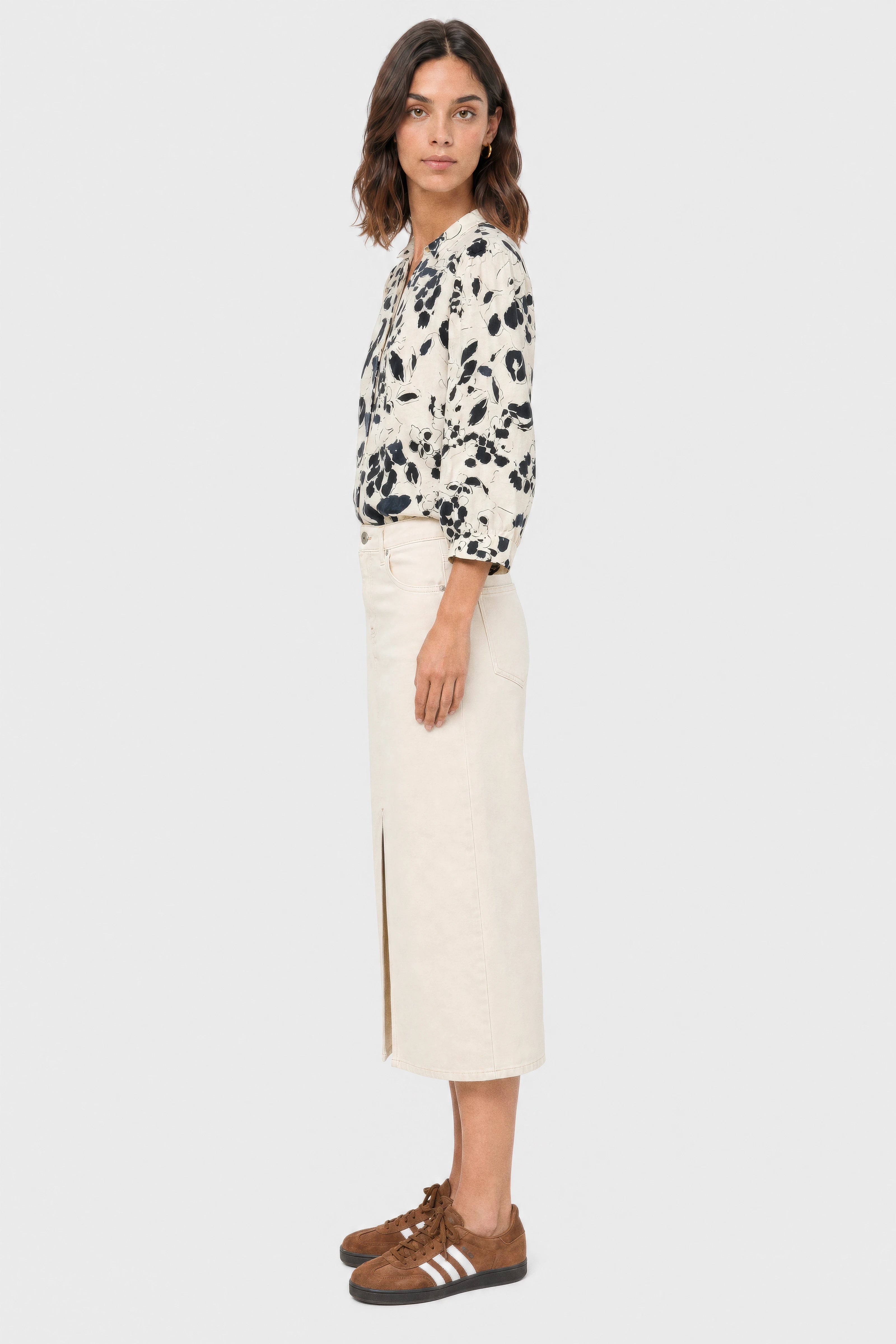 Ansel Soft Denim Skirt