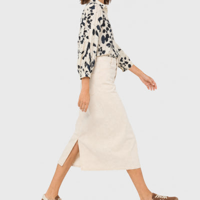 Ansel Soft Denim Skirt
