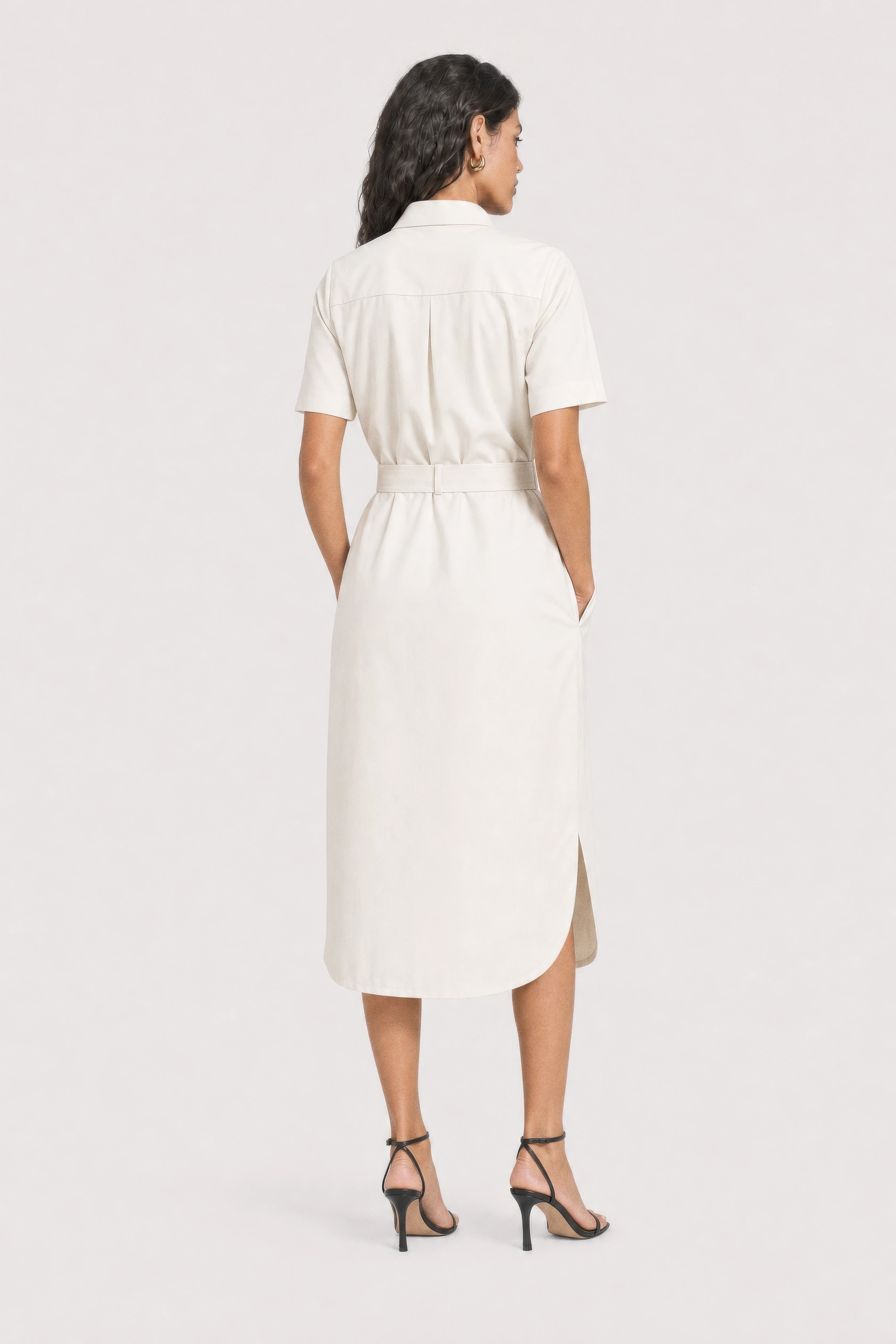 Arden Belted Shirt Dress