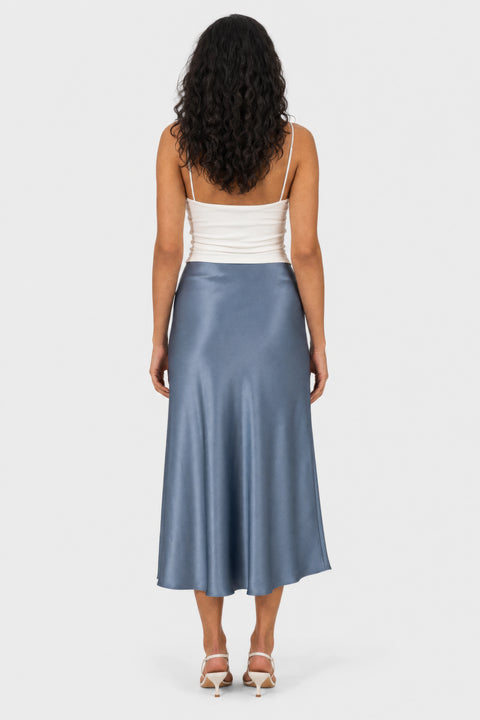Nola Fluid Satin Skirt