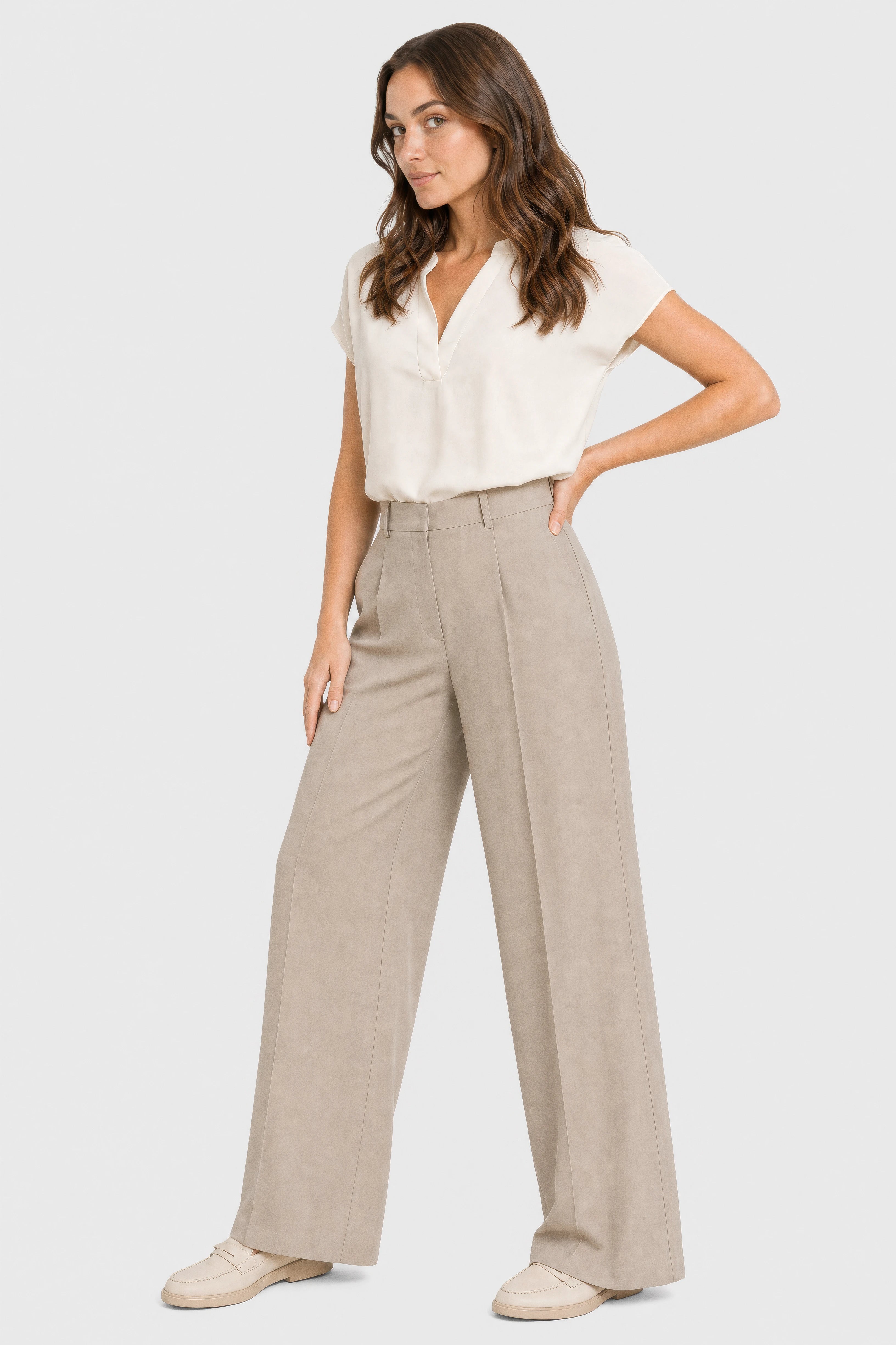 Sora Wide-Leg Trousers