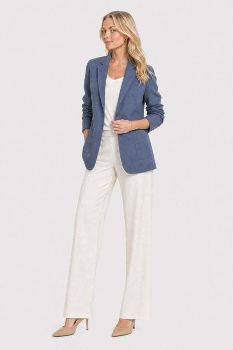 Marin Linen-Blend Blazer